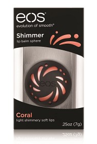 Bild på Eos Shimmer Lip Balm Coral