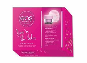 Bild på Eos You're the Balm Duo Coconut Milk Lip Balm & Guava Lip Scrub