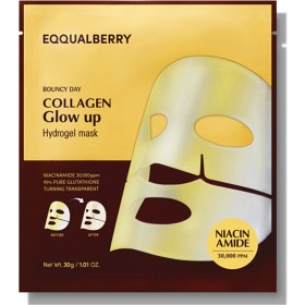 Bild på EQQUALBERRY Collagen Glow up Hydrogel Mask (4 sheets)