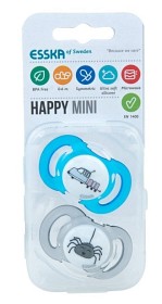 Bild på Esska Napp Happy Mini Silikon Turkos/Grå