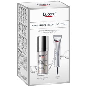 Bild på Eucerin Gift Set Hyaluron-Filler Epigenetic Serum & Ögonkräm 45 ml