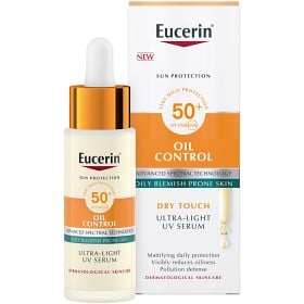 Bild på Eucerin Sun Oil Control Daily UV Serum SPF50+ 30 ml