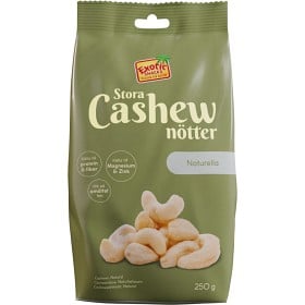 Bild på Exotic Snacks Cashew Naturella 250 g