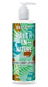 Bild på Faith in Nature Hand & Body Lotion Coconut 400 ml