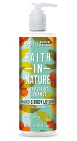 Bild på Faith in Nature Hand & Body Lotion Grapefruit & Orange 400 ml