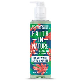 Bild på Faith in Nature Hand Wash Aloe Vera & Tea Tree 400 ml