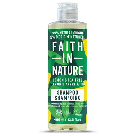 Bild på Faith in Nature Shampoo Lemon & Tea Tree 400 ml