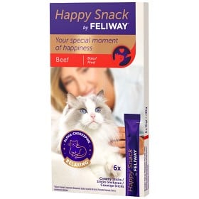 Bild på Happy Snack by Feliway nötkött 6 st