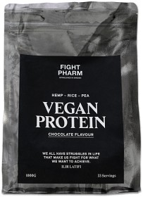 Bild på Fight Pharm Vegan Protein Chokladsmak 1000 g