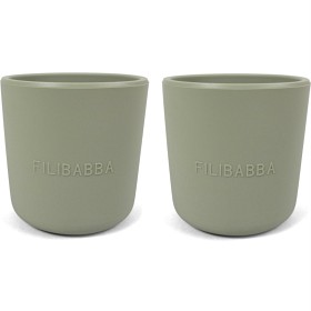 Bild på FILIBABBA Silikonmugg 2-pack Green