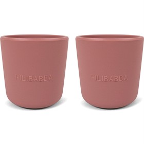 Bild på FILIBABBA Silikonmugg 2-pack Rose