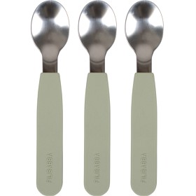 Bild på FILIBABBA Silikonskedar 3-pack Green