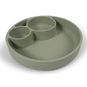 Bild på FILIBABBA Silikontallrik med fack Green
