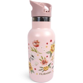 Bild på FILIBABBA Vattenflaska i rostfritt stål - Ocean Blossom