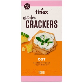 Bild på Finax Glutenfria Crackers Ost 100g