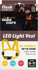 Bild på Flash LED Light Vest Barn 8-11 år