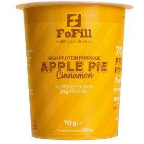 Bild på FoFill Apple Pie Cinnanmon proteingröt 70 g