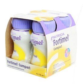 Bild på Fortimel Compact Aprikos 4 x 125 ml