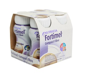 Bild på Fortimel Compact Fibre Mocca 4 x 125 ml