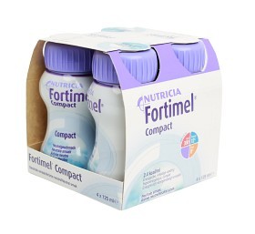 Bild på Fortimel Compact Neutral 4 x 125 ml