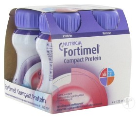 Bild på Fortimel Compact Protein Svalkande bärsmak 4 x 125 ml