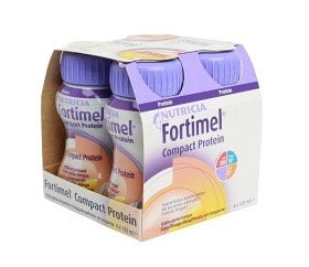 Bild på Fortimel Compact Protein Persika & Mango 4 x 125 ml