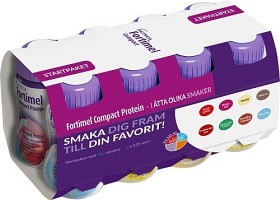 Bild på Fortimel Compact Protein Startpaket Blandade smaker 8 x 125 ml