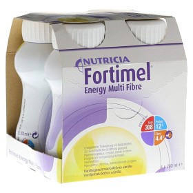 Bild på Fortimel Energy Multi Fibre Vanilj 4 x 200 ml