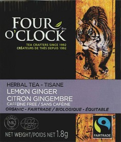 Bild på Four O'Clock Te Citron & Ingefära 16 st