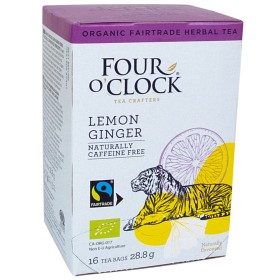 Bild på Four O'Clock Lemon Ginger 16 tepåsar