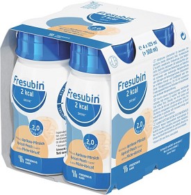 Bild på Fresubin 2 kcal DRINK Aprikos/Persika miniflaska 4 x 125 ml
