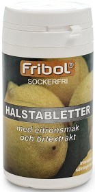 Bild på Fribol Halstablett Citron sockerfri 60 g