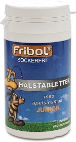 Bild på Fribol Halstablett Junior sockerfri 60 g