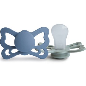 Bild på FRIGG Butterfly Anatomisk Silikon 2-pack (Ocean View/Sage) Storlek 2