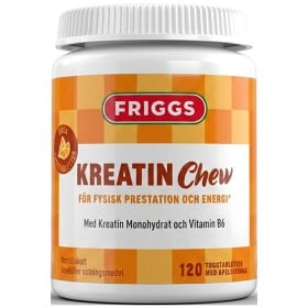 Bild på Friggs Creatine Chew Orange 120 tuggtabletter