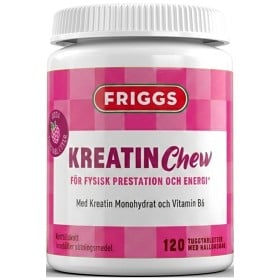 Bild på Friggs Creatine Chew Raspberry 120 tuggtabletter