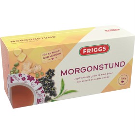 Bild på Friggs Morgonstund grönt te 20 tepåsar