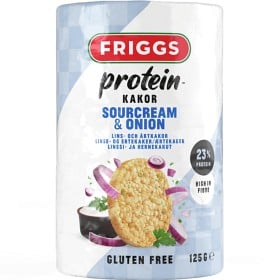 Bild på Friggs Proteinkakor Sourcream & Onion 125 g