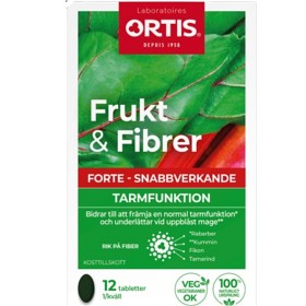 Bild på Frukt & Fibrer Forte 12 tabletter