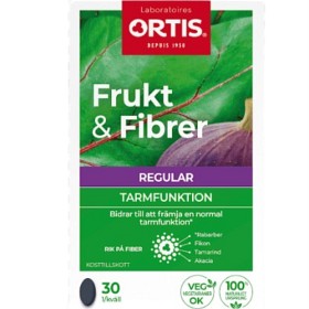 Bild på Frukt & Fibrer 30 tabletter