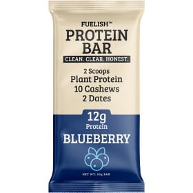 Bild på Fuelish Plant Based Blueberry proteinbar 50 g