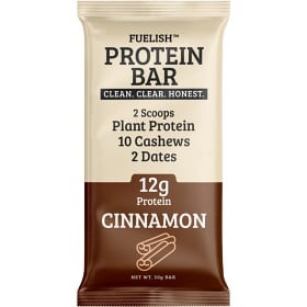 Bild på Fuelish Plant Based Cinnamon proteinbar 50 g