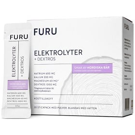 Bild på FURU Elektrolyter + Dextros Nordiska bär 30 stickpacks