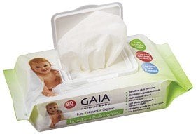 Bild på Gaia Baby Wipes 80 st