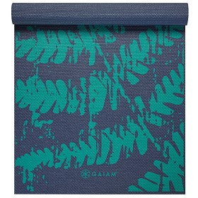 Bild på Gaiam Midnight Fern Yoga Mat Classic Printed 4mm