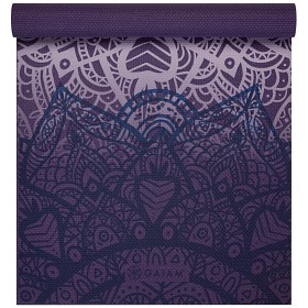 Bild på Gaiam Purple Lattice Yoga Mat 4 mm