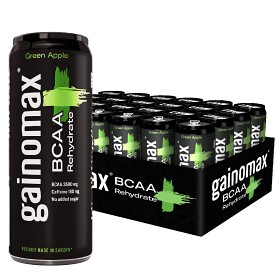 Bild på Gainomax BCAA Rehydrate Green Apple 330 ml x 24 st