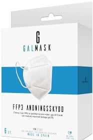 Bild på Galmask Andningsskydd FFP3 6-pack