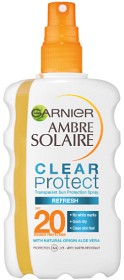 Bild på Garnier Ambre Solaire Clear Protect Transparent Sun Protection Spray SPF 20 200 ml