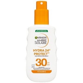 Bild på Garnier Ambre Solaire Hydra 24H Protect Solskyddsspray SPF30 för normal hud 150 ml